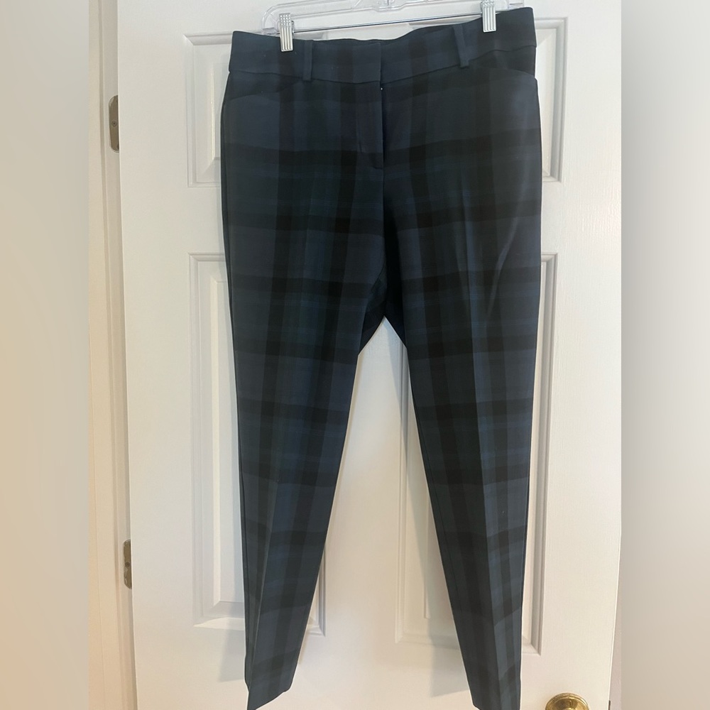 Loft plaid Julie trousers size 8